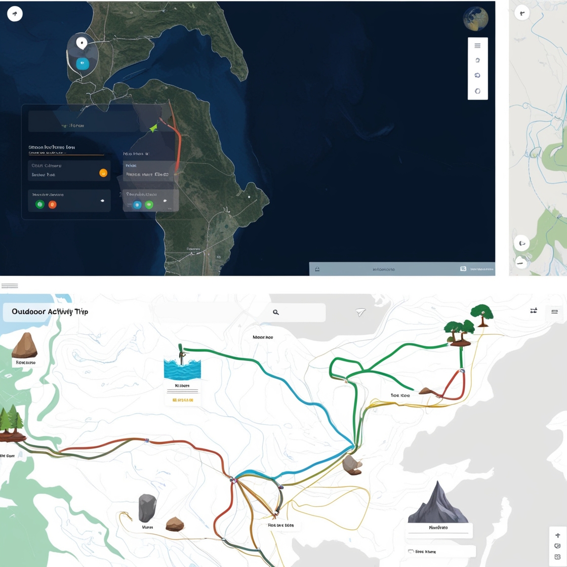 map-outdoor-activity-trip