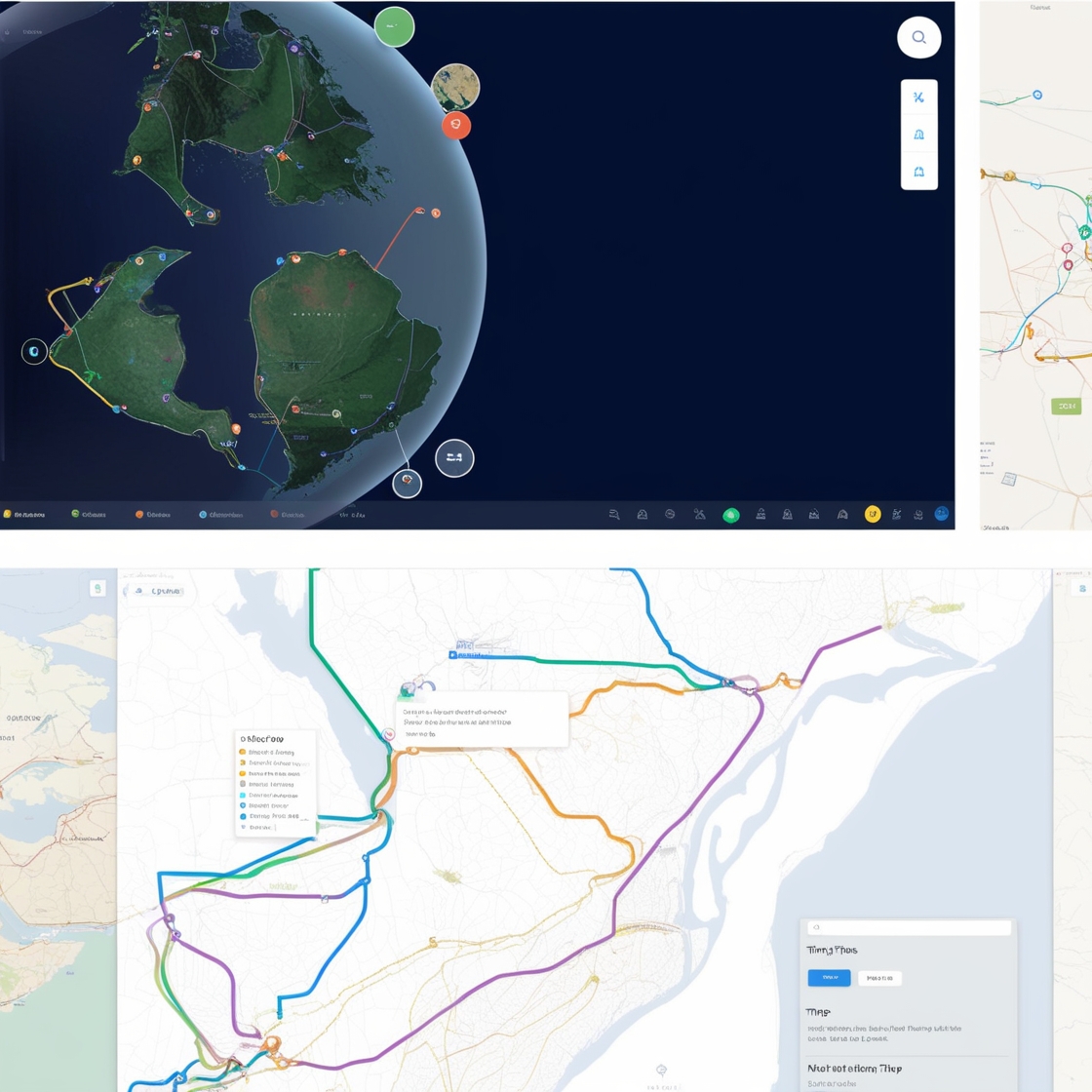 map-with-info-panels-3d